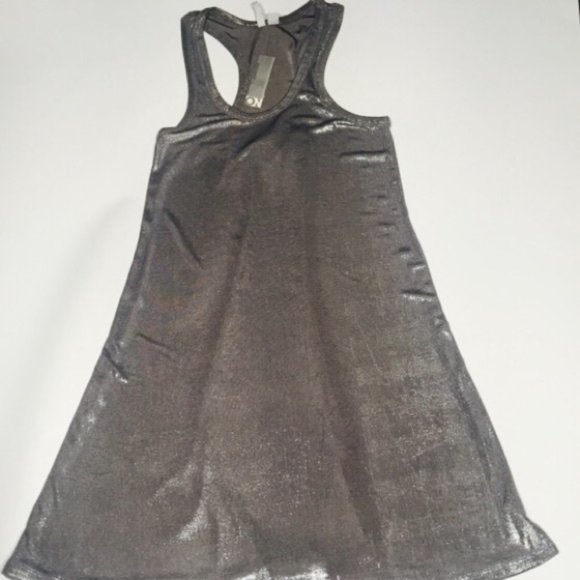 Old Navy Dresses & Skirts - Old Navy | Silver Shimmer Halter Top Dress